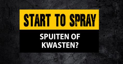 Spuiten of kwasten?