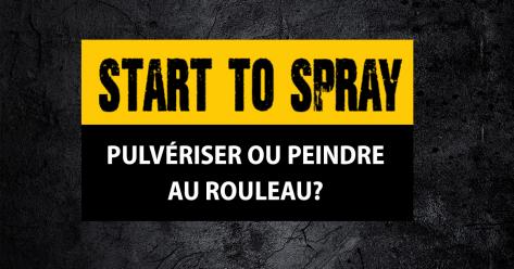 Pulvériser ou peindre au rouleau ?